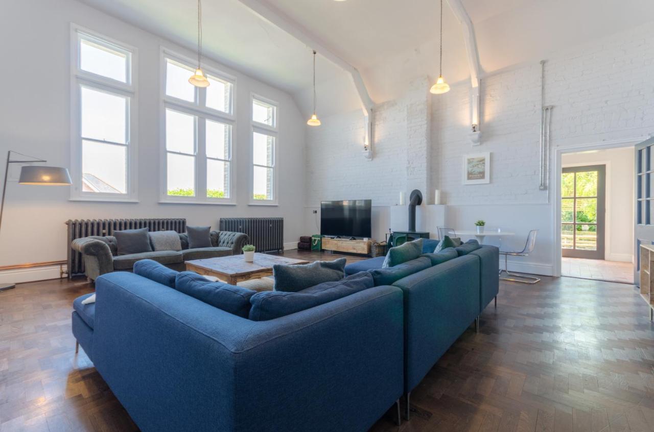 Villa Luxury Victorian School With Views Of Harbour Fowey Exterior foto